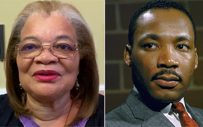 Dr. Alveda King speaks at Martin Luther King Day